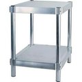 Prairie View Industries Prairie View A243024-2, Shelving Unit, 2 shelf, 24"W x 30"H x 24"L, Aluminum A243024-2